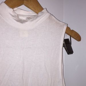 H&M White high neck tank top
